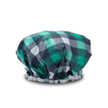 MANOR ROAD SHOWER CAP. CLASSIS PLAID GREEN. PRE-ORDER