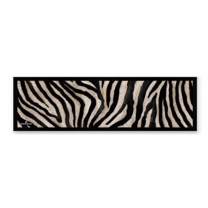 MANOR ROAD LARGE BAR RUNNER MAT. ZEBRA. PRE-ORDER