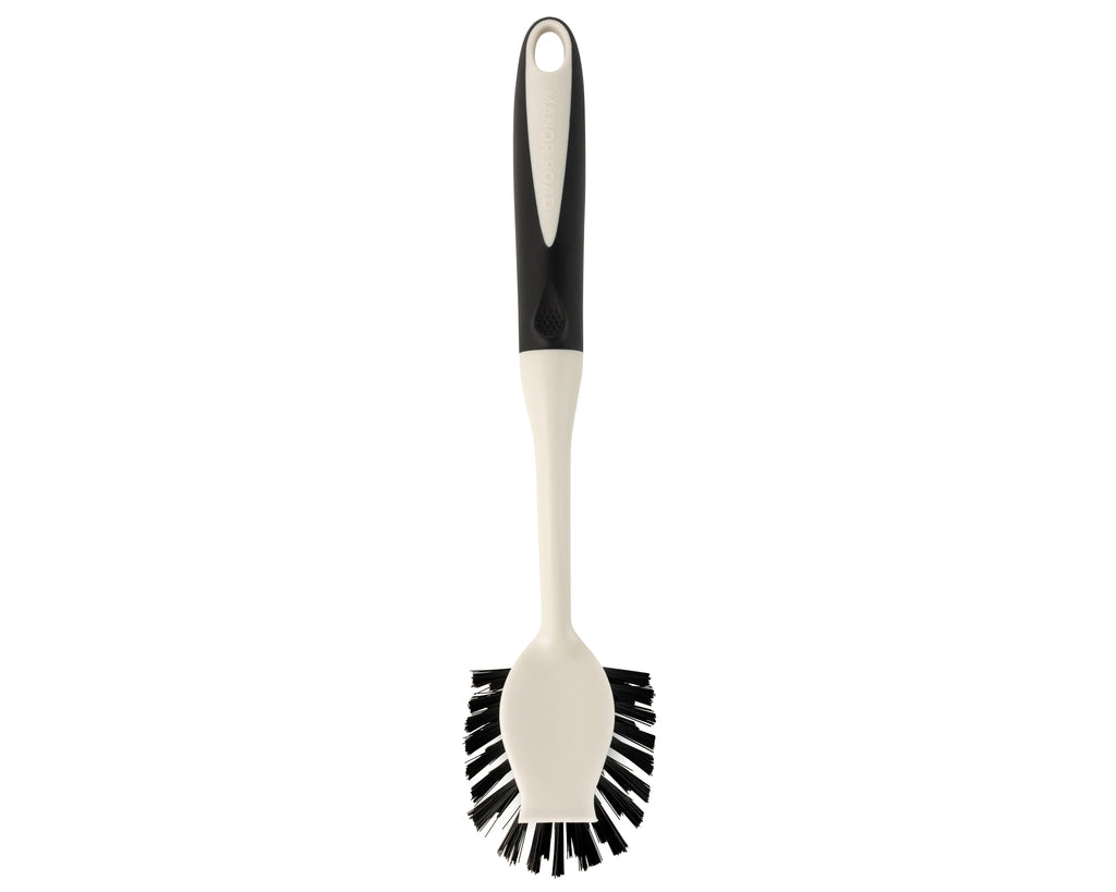 MANOR ROAD DISH BRUSH - BLACK & PEBBLE