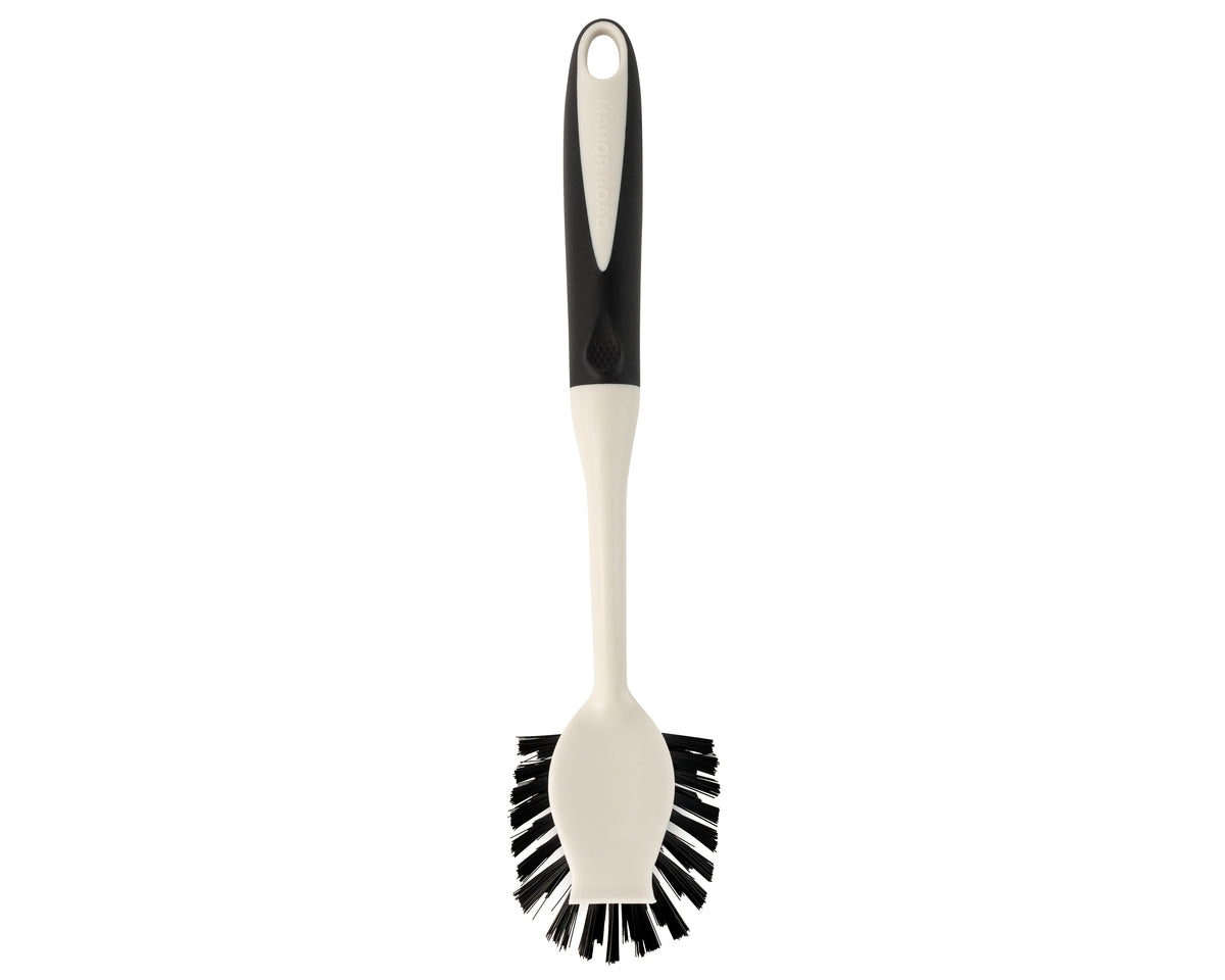 MANOR ROAD DISH BRUSH - BLACK & PEBBLE