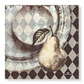 MANOR ROAD PEAR ON A PLATE NAPKINS. 20PK. LUNCHEON, COCKTAIL. PRE-ORDER