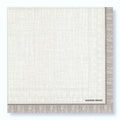 MANOR ROAD FRINGED (BEIGE) NAPKINS. DINNER, LUNCHEON, COCKTAIL. 20PK. PRE-ORDER