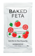 BAKED FETTA. HERB MIX FOR FETA CHEESE DIP