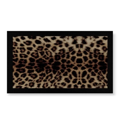 MANOR ROAD SMALL BAR MAT. LEOPARD. PRE-ORDER