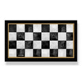 MANOR ROAD SMALL BAR MAT. MARBLE CHECK. PRE-ORDER