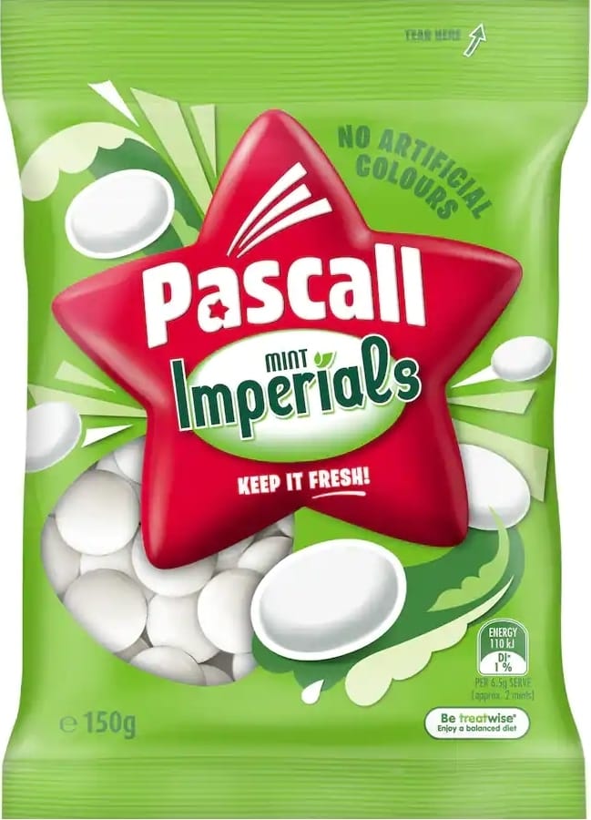PASCALLS IMPERIAL MINTS. 150G