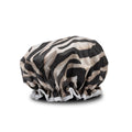 MANOR ROAD SHOWER CAP. ZEBRA. PRE-ORDER