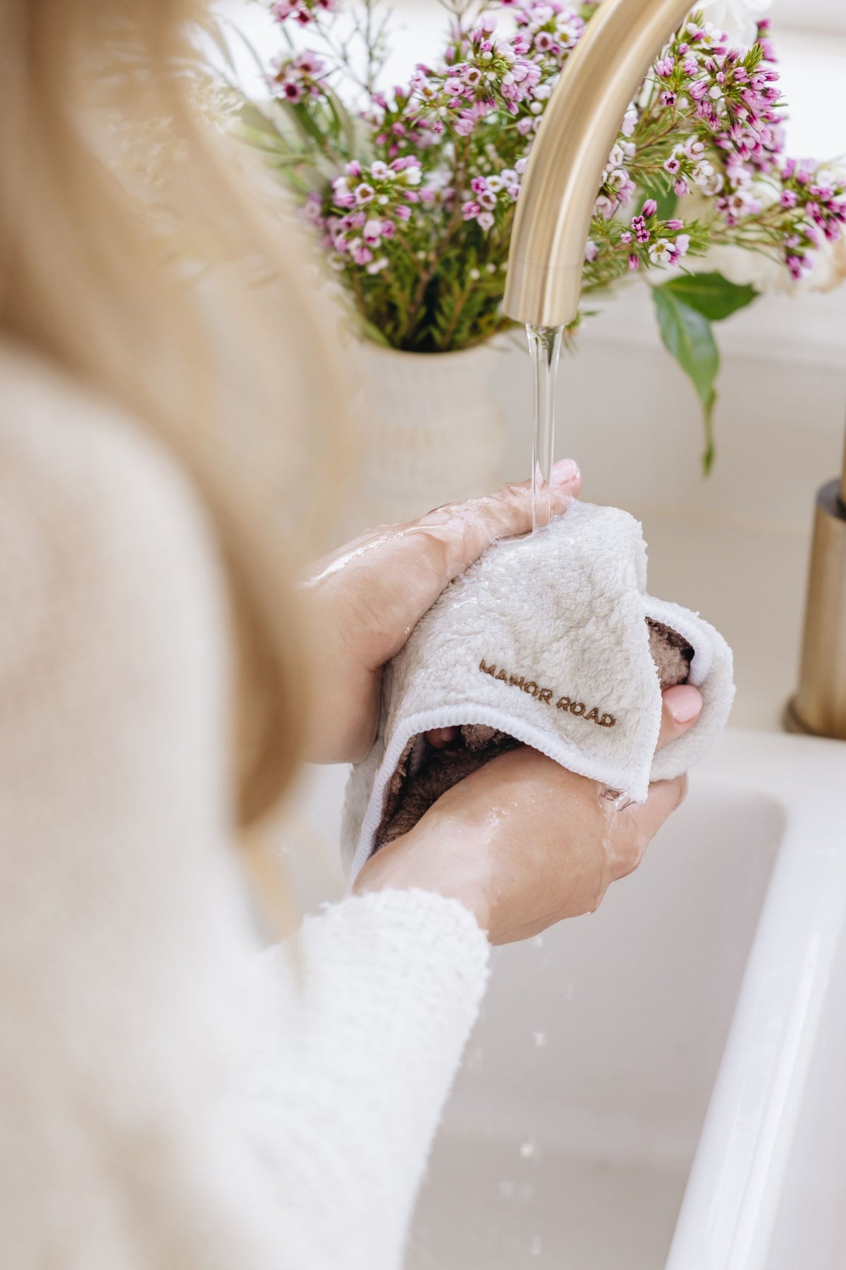 MANOR ROAD MICROFIBRE DISH CLOTH. PACK OF 5